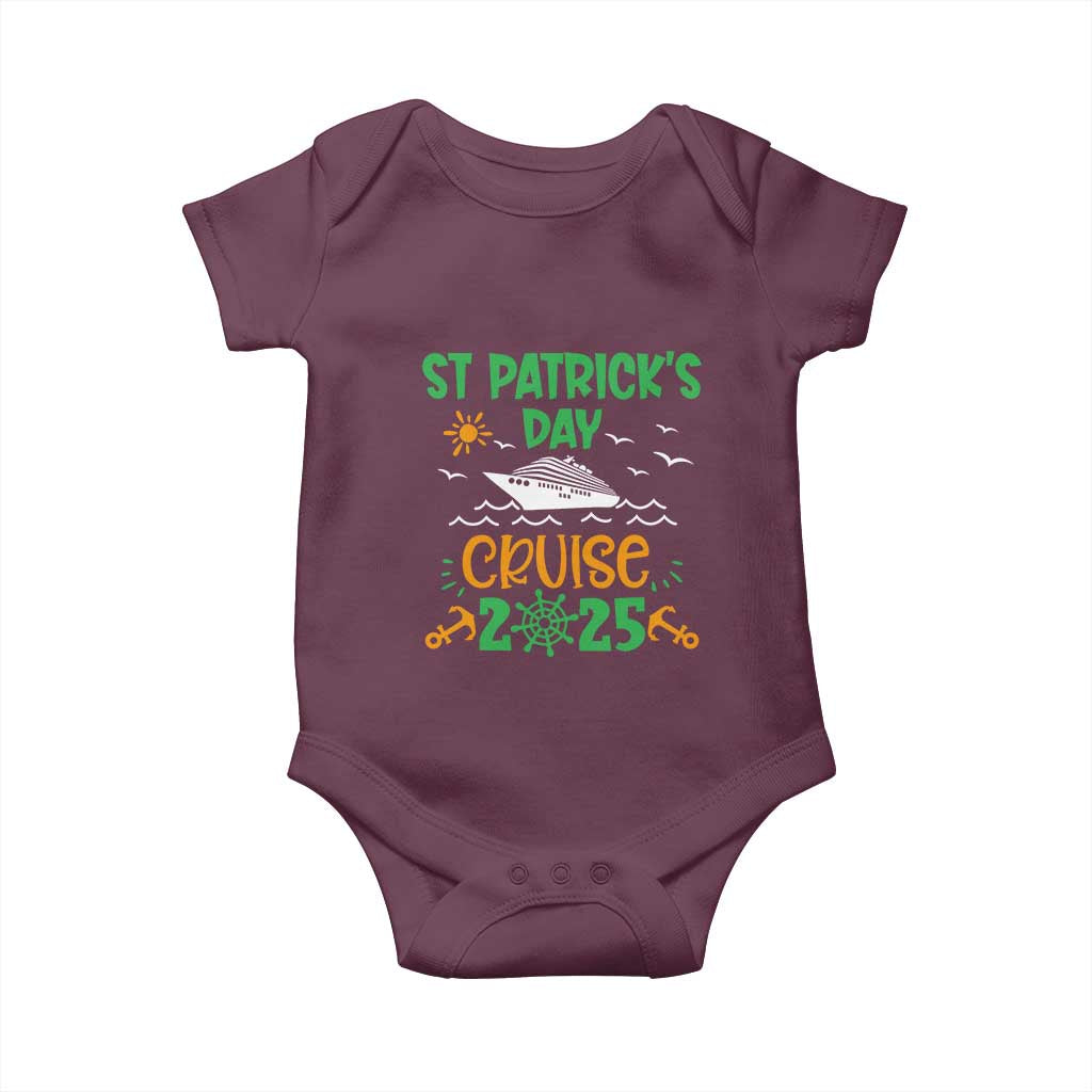 St Patricks Day Cruise Squad 2025 Matching Family Baby Onesie