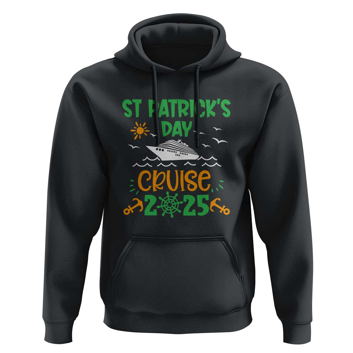 St Patricks Day Cruise Squad 2025 Matching Family Hoodie