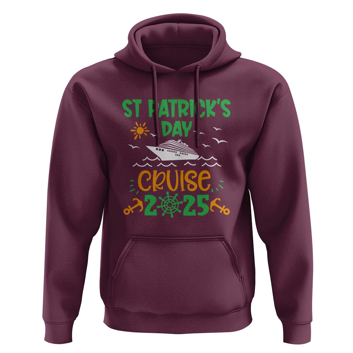 St Patricks Day Cruise Squad 2025 Matching Family Hoodie