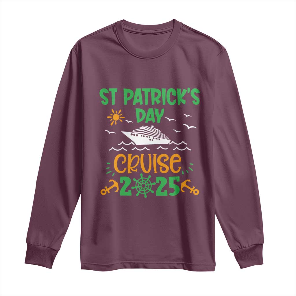 St Patricks Day Cruise Squad 2025 Matching Family Long Sleeve Shirt
