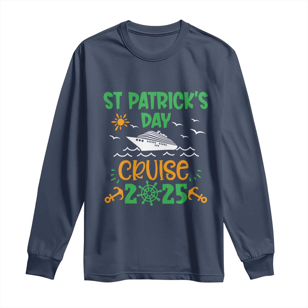 St Patricks Day Cruise Squad 2025 Matching Family Long Sleeve Shirt
