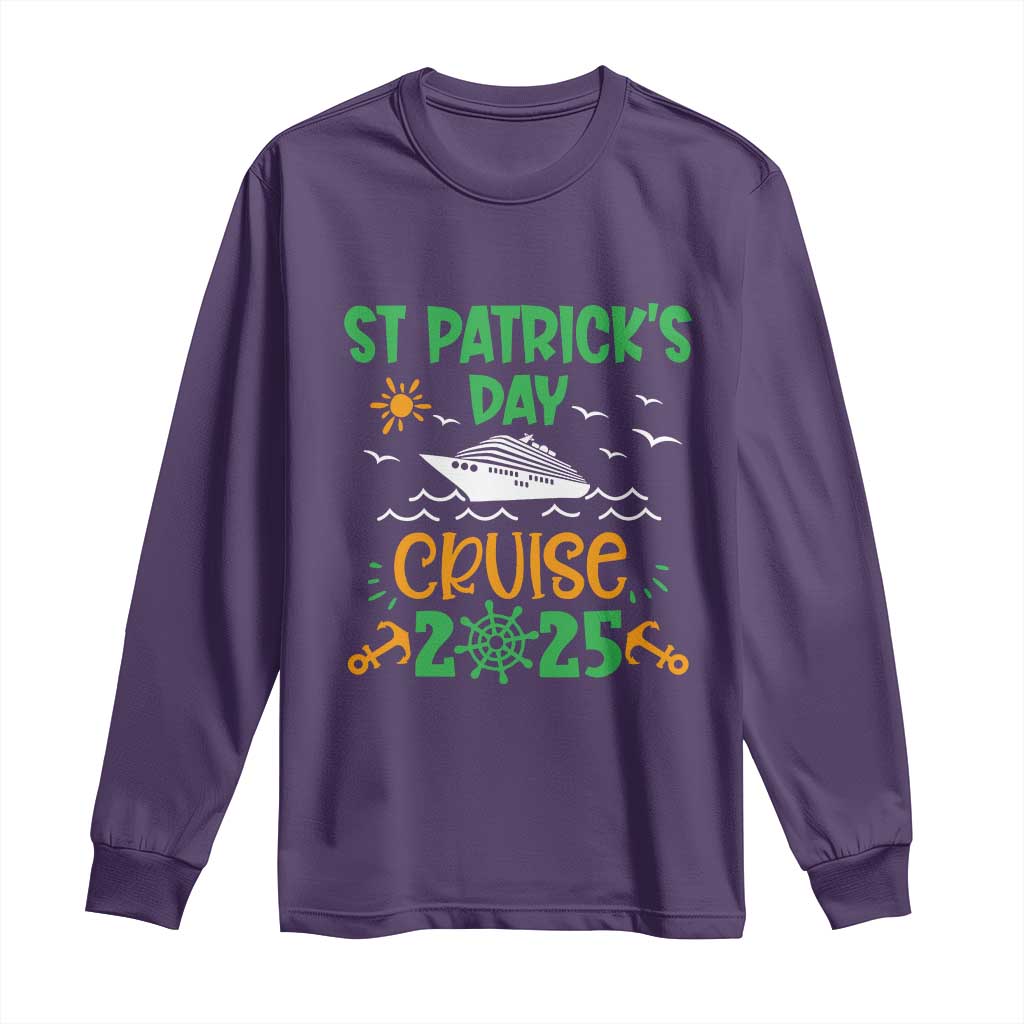 St Patricks Day Cruise Squad 2025 Matching Family Long Sleeve Shirt