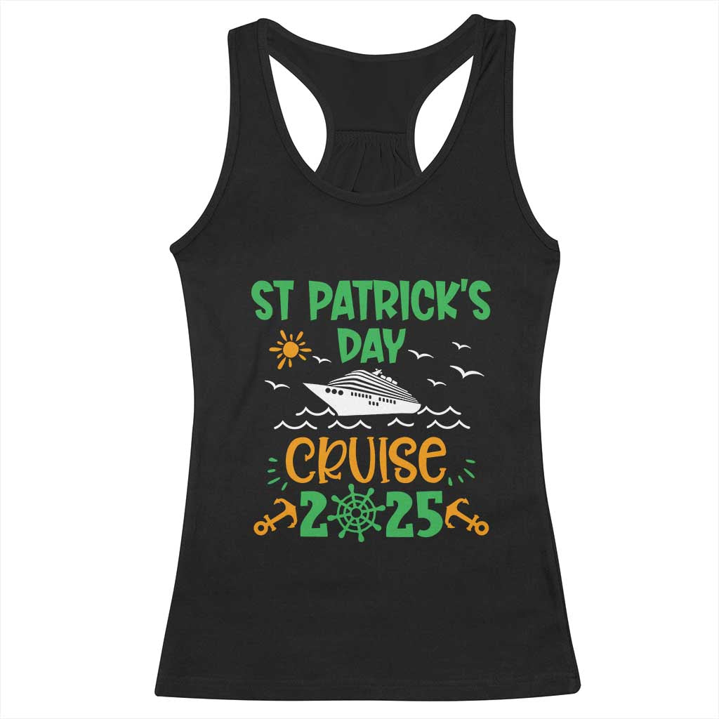 St Patricks Day Cruise Squad 2025 Matching Family Racerback Tank Top