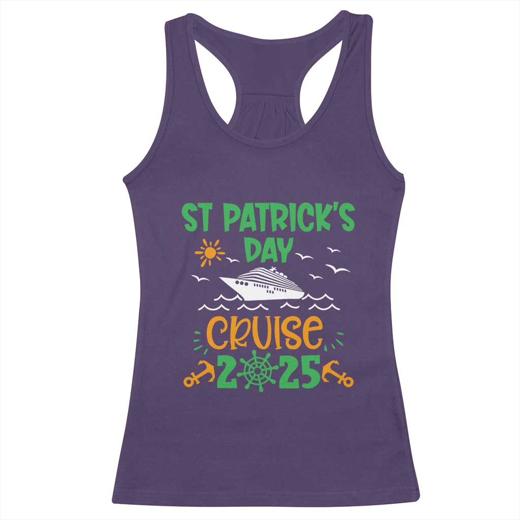 St Patricks Day Cruise Squad 2025 Matching Family Racerback Tank Top