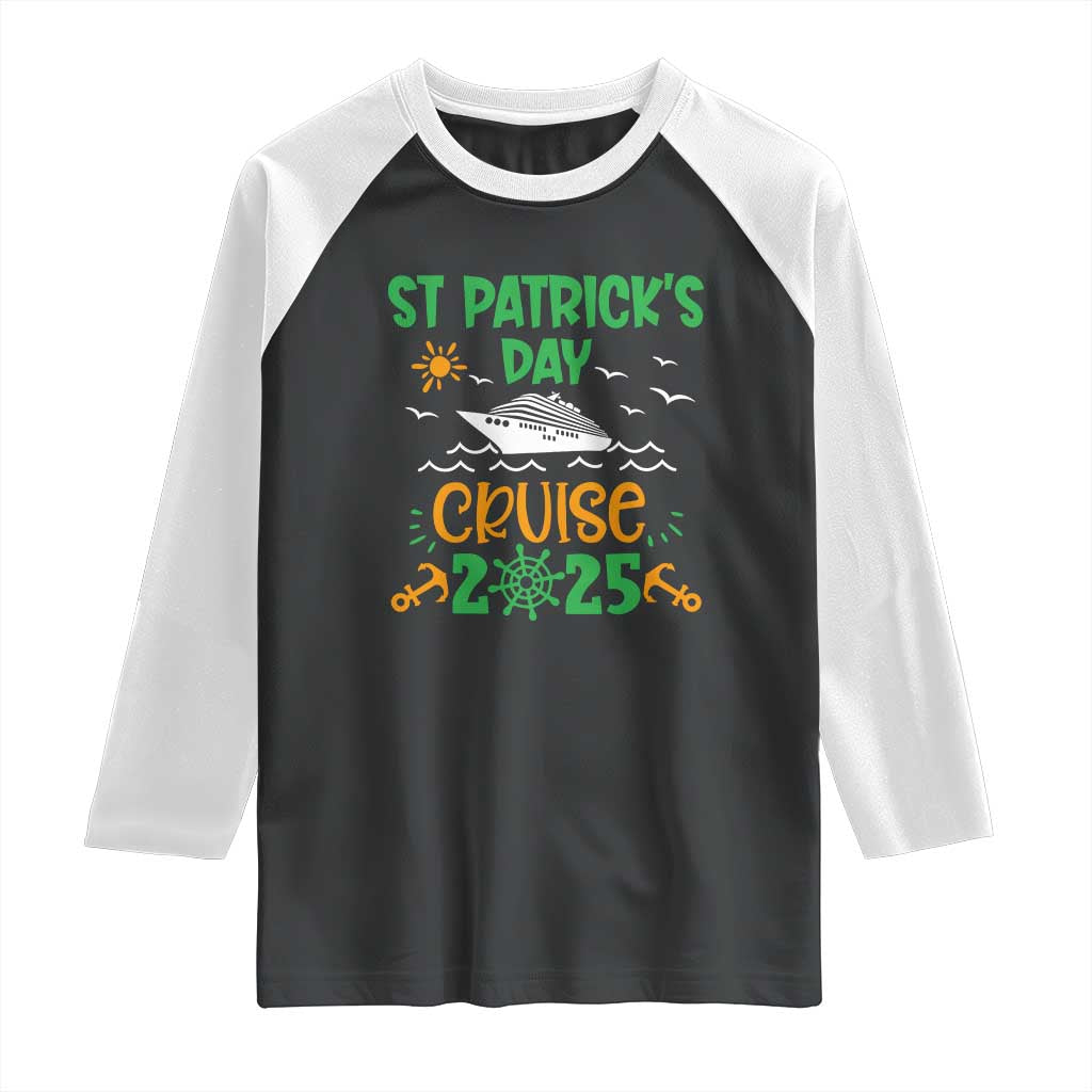 St Patricks Day Cruise Squad 2025 Matching Family Raglan Shirt