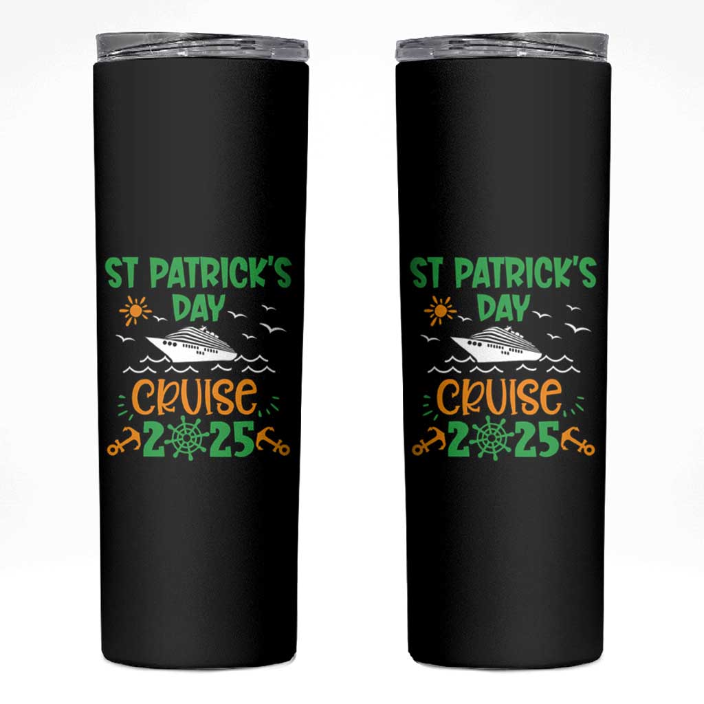 St Patricks Day Cruise Squad 2025 Matching Family Skinny Tumbler