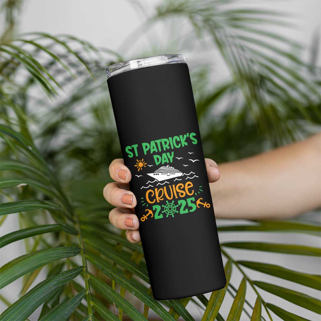 St Patricks Day Cruise Squad 2025 Matching Family Skinny Tumbler