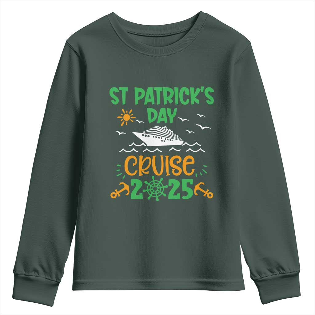 St Patricks Day Cruise Squad 2025 Matching Family Youth Sweatshirt