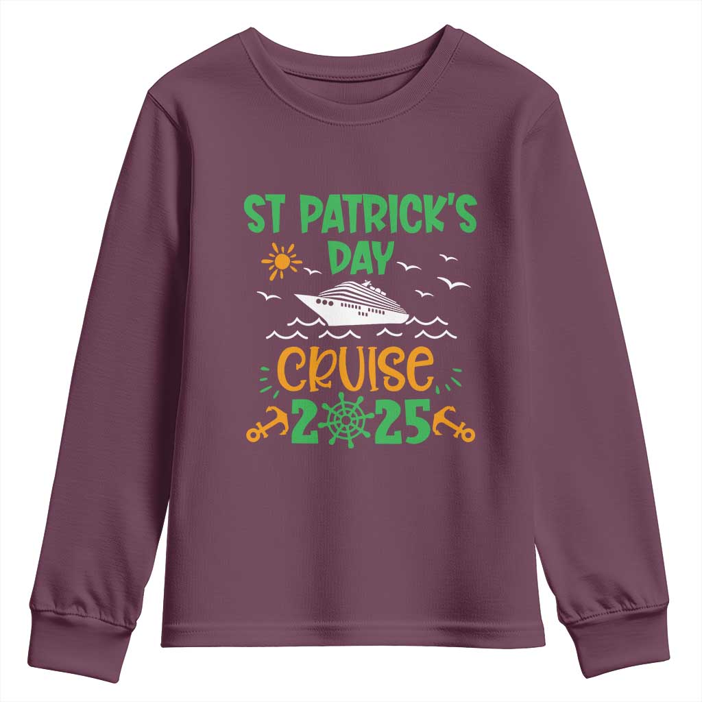 St Patricks Day Cruise Squad 2025 Matching Family Youth Sweatshirt
