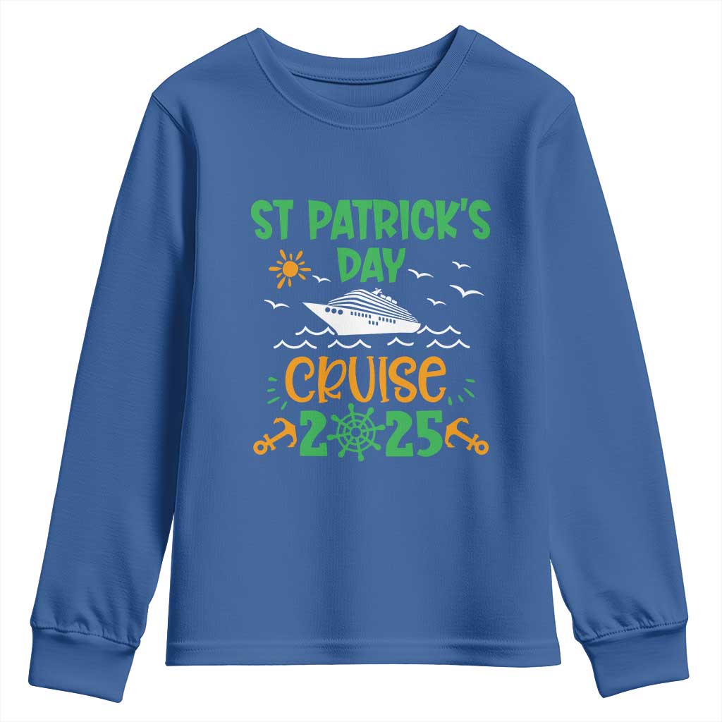 St Patricks Day Cruise Squad 2025 Matching Family Youth Sweatshirt