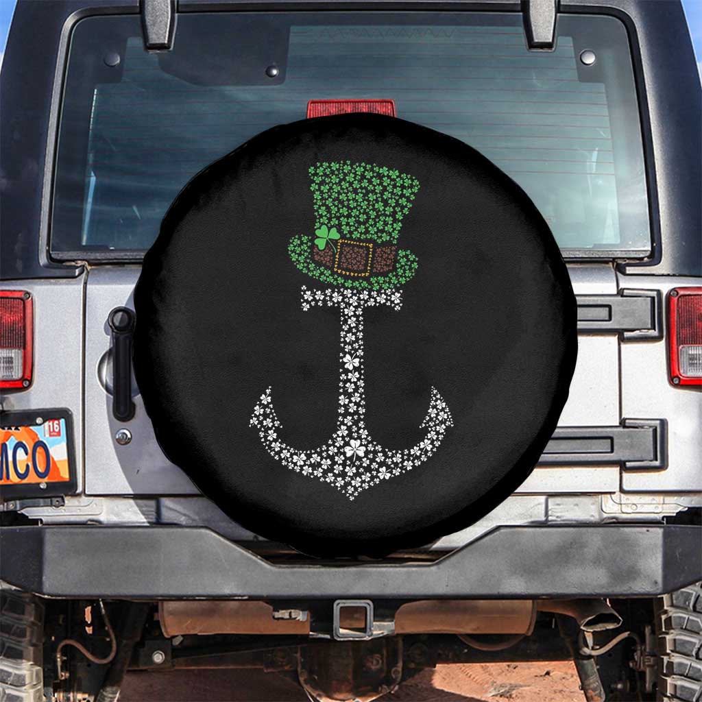 Lucky Shamrock Anchor Spare Tire Cover Leprechaun Cruise Squad St. Patrick's Day