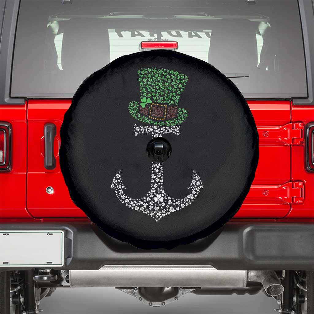 Lucky Shamrock Anchor Spare Tire Cover Leprechaun Cruise Squad St. Patrick's Day