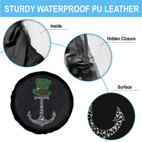 Lucky Shamrock Anchor Spare Tire Cover Leprechaun Cruise Squad St. Patrick's Day
