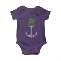 Lucky Shamrock Anchor Baby Onesie Leprechaun Cruise Squad St. Patrick's Day
