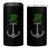 Lucky Shamrock Anchor 4 in 1 Can Cooler Tumbler Leprechaun Cruise Squad St. Patrick's Day