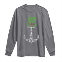 Lucky Shamrock Anchor Long Sleeve Shirt Leprechaun Cruise Squad St. Patrick's Day