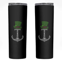Lucky Shamrock Anchor Skinny Tumbler Leprechaun Cruise Squad St. Patrick's Day