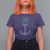 Lucky Shamrock Anchor T Shirt For Women Leprechaun Cruise Squad St. Patrick's Day