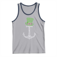 Lucky Shamrock Anchor Tank Top Leprechaun Cruise Squad St. Patrick's Day