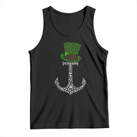 Lucky Shamrock Anchor Tank Top Leprechaun Cruise Squad St. Patrick's Day