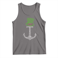 Lucky Shamrock Anchor Tank Top Leprechaun Cruise Squad St. Patrick's Day