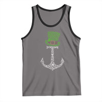 Lucky Shamrock Anchor Tank Top Leprechaun Cruise Squad St. Patrick's Day