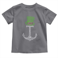 Lucky Shamrock Anchor Toddler T Shirt Leprechaun Cruise Squad St. Patrick's Day