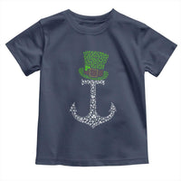Lucky Shamrock Anchor Toddler T Shirt Leprechaun Cruise Squad St. Patrick's Day