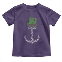 Lucky Shamrock Anchor Toddler T Shirt Leprechaun Cruise Squad St. Patrick's Day