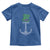 Lucky Shamrock Anchor Toddler T Shirt Leprechaun Cruise Squad St. Patrick's Day