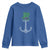 Lucky Shamrock Anchor Youth Sweatshirt Leprechaun Cruise Squad St. Patrick's Day