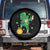 Cute Dabbing Leprechaun Spare Tire Cover Funny St Patricks Day