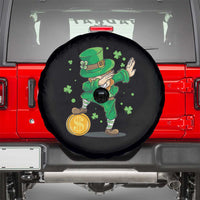 Cute Dabbing Leprechaun Spare Tire Cover Funny St Patricks Day