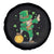 Cute Dabbing Leprechaun Spare Tire Cover Funny St Patricks Day
