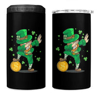 Cute Dabbing Leprechaun 4 in 1 Can Cooler Tumbler Funny St Patricks Day