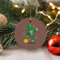 Cute Dabbing Leprechaun Ceramic Ornament Funny St Patricks Day - Wonder Print Shop