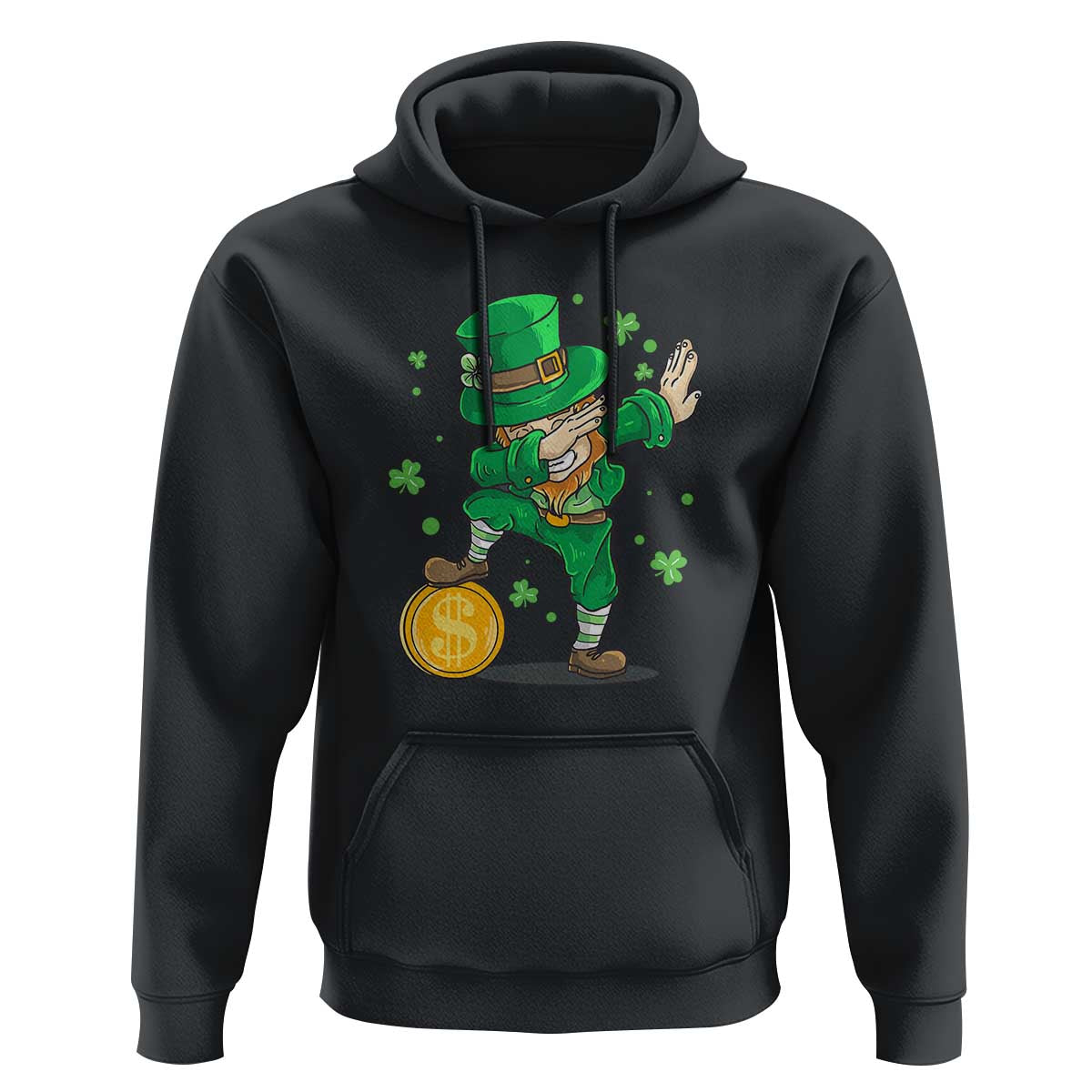 Cute Dabbing Leprechaun Hoodie Funny St Patricks Day