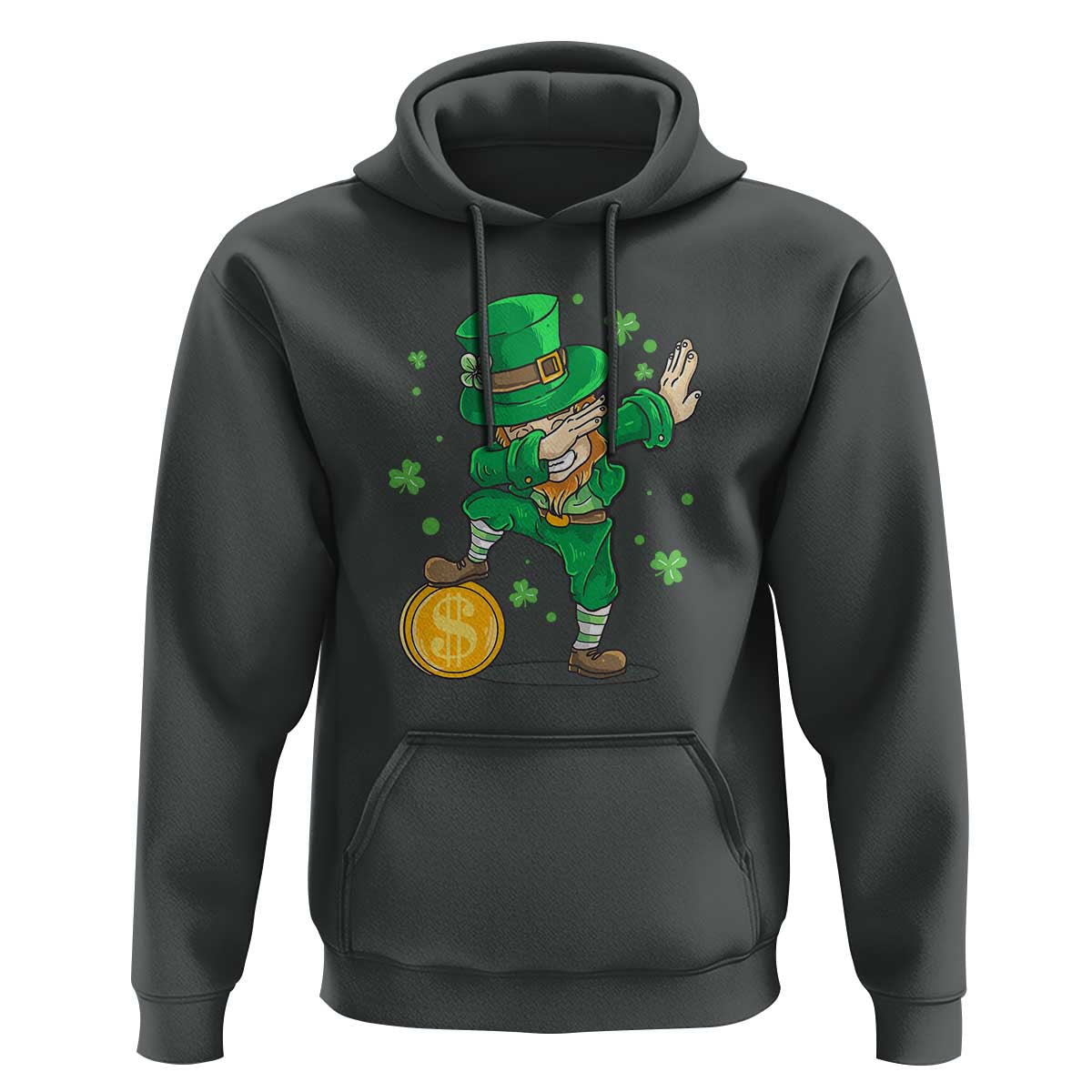Cute Dabbing Leprechaun Hoodie Funny St Patricks Day