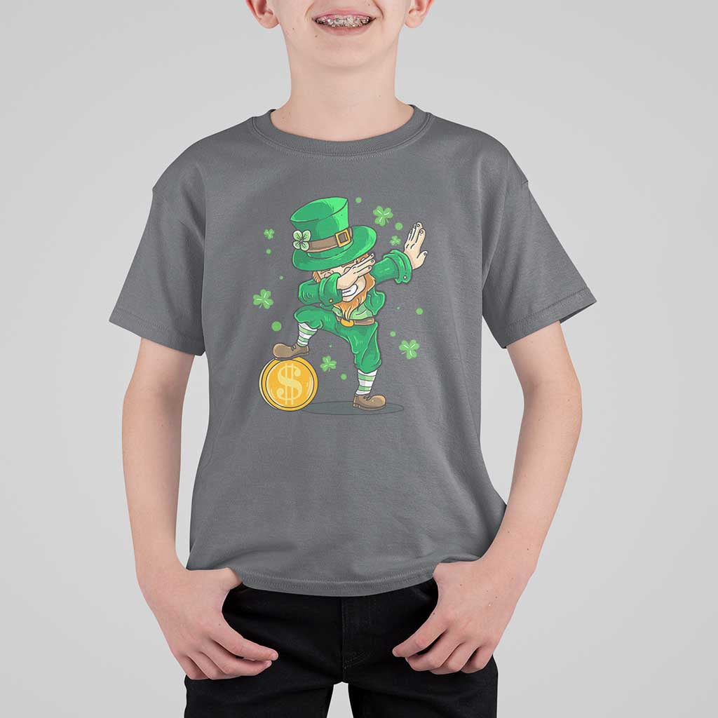 Cute Dabbing Leprechaun T Shirt For Kid Funny St Patricks Day