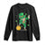 Cute Dabbing Leprechaun Long Sleeve Shirt Funny St Patricks Day