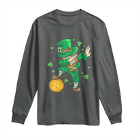 Cute Dabbing Leprechaun Long Sleeve Shirt Funny St Patricks Day