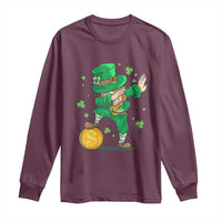 Cute Dabbing Leprechaun Long Sleeve Shirt Funny St Patricks Day