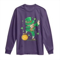 Cute Dabbing Leprechaun Long Sleeve Shirt Funny St Patricks Day
