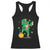 Cute Dabbing Leprechaun Racerback Tank Top Funny St Patricks Day