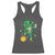 Cute Dabbing Leprechaun Racerback Tank Top Funny St Patricks Day