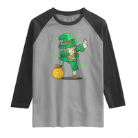 Cute Dabbing Leprechaun Raglan Shirt Funny St Patricks Day