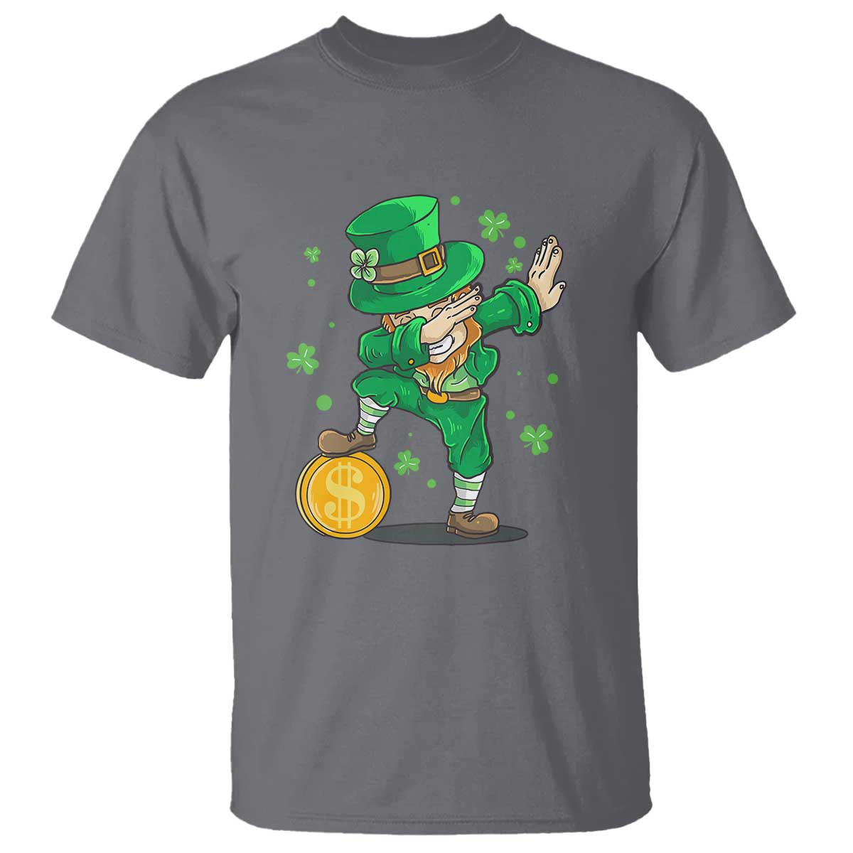 Cute Dabbing Leprechaun T Shirt Funny St Patricks Day