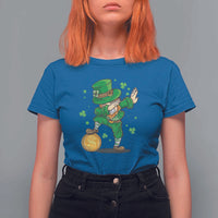 Cute Dabbing Leprechaun T Shirt For Women Funny St Patricks Day