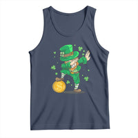 Cute Dabbing Leprechaun Tank Top Funny St Patricks Day