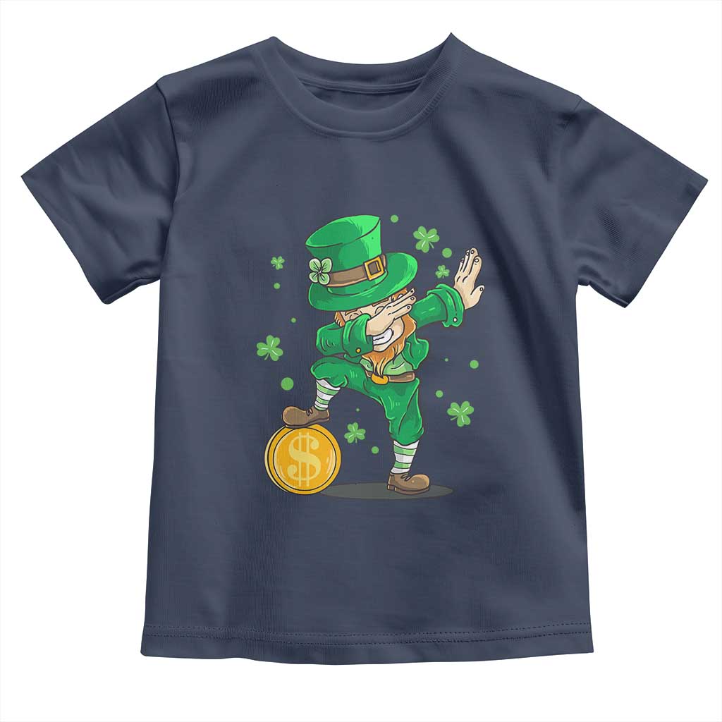 Cute Dabbing Leprechaun Toddler T Shirt Funny St Patricks Day